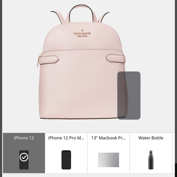 GREAT GIFT Kate Spade Staci Dome Backpack NWT and cardholder - Picture 6 of 9